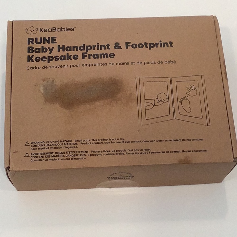 RUNE BABY HANDPRINT & FOOTPRINT KEEPSAKE FRAME